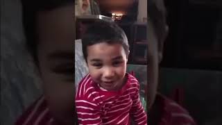 Boy Son Sings Infront of Mother So cute