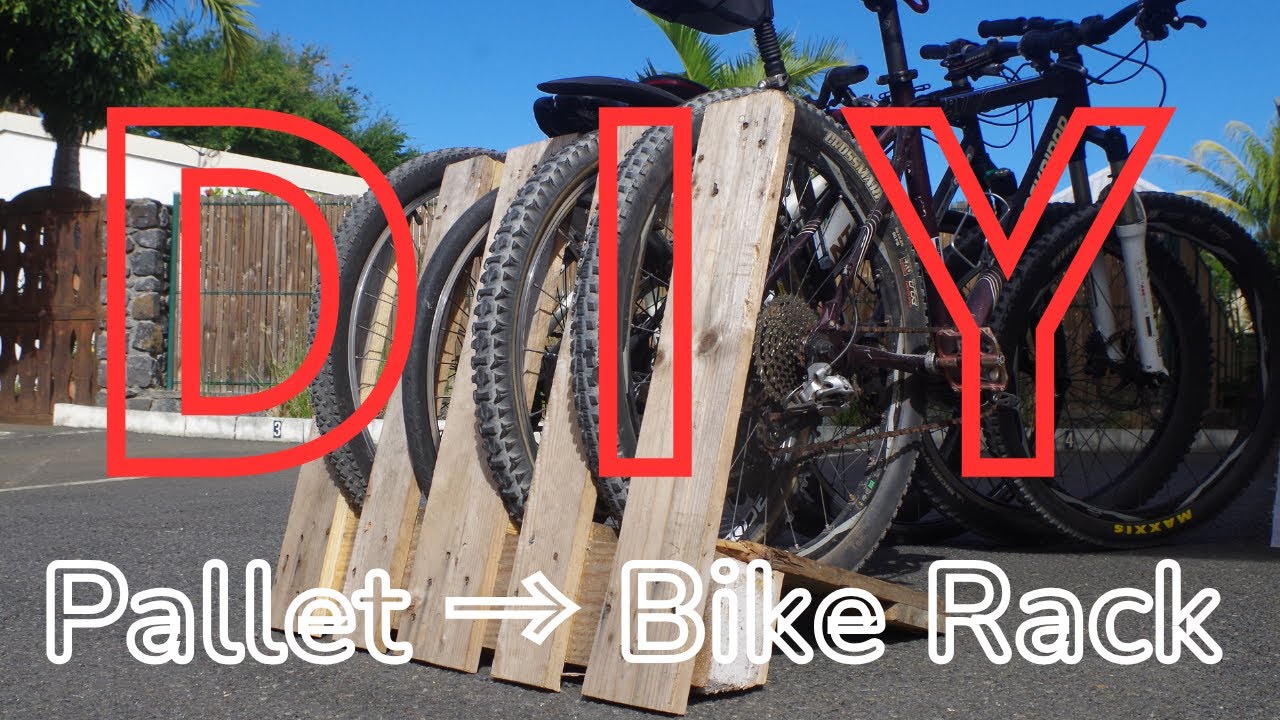 Plan Rack Velo Fabriquer un rack à vélo avec une palette. - YouTube