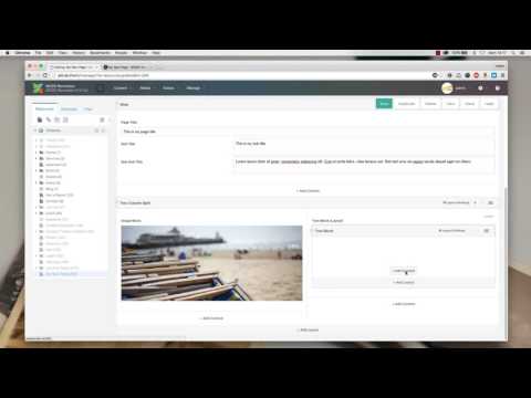 MODX: Creating content with ContentBlocks