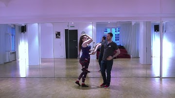 Zouk Flashmob Training Bremen 2017 - Anfängerteil  langsam und gezählt