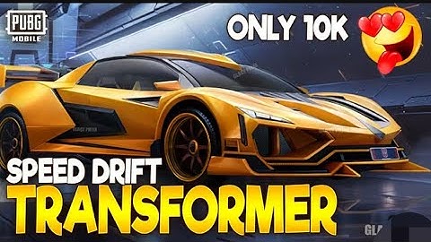 PUBG mobile New transformers Speed Drift Create Opening 🔥 Million Uc spend