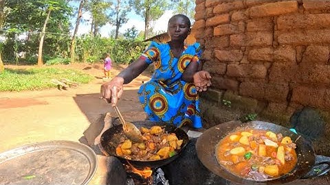 You've Never Tested Beef Like This🤯|Traditional Cooking  With Fresh Orange Juice 🥤 & Brown Ugali
