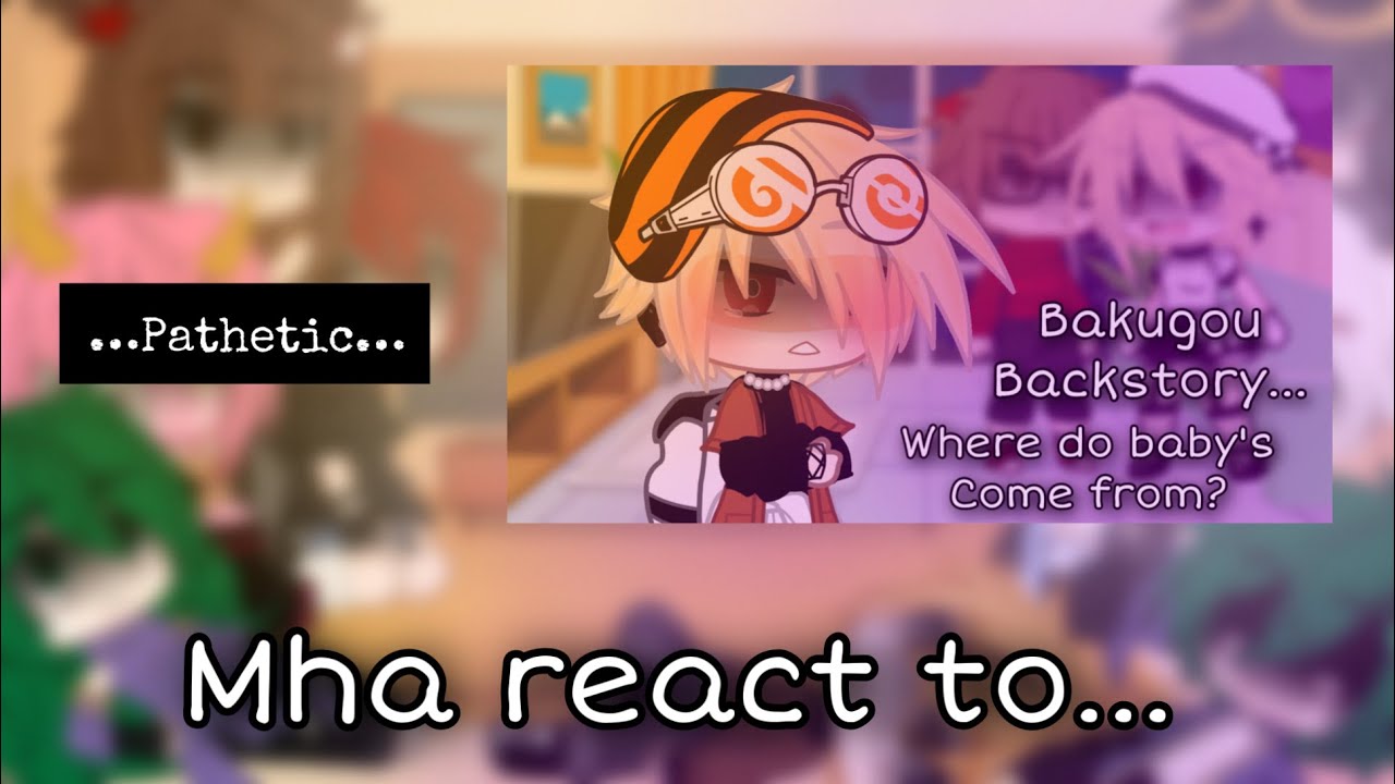 Mha react to…||sad Bakugou||r a i n||