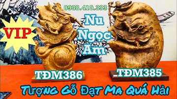 Tượng Đạt Ma Quá Hải Gỗ Nu Ngọc Am-Nu 3D Kín Mít-Giá Trị-Đáng Sưu Tầm/Tượng Gỗ Độc Đáo:0938.410.333