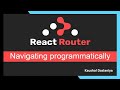 Navigation on Click | Navigating programmatically in react js