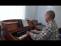 Amazing grace  organist bujor florin lucian playing on romanian reed organ