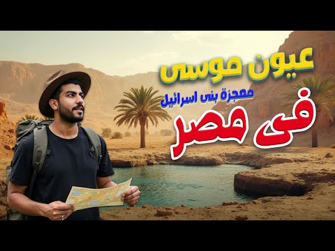 رحلتي لعيون موسى في سيناء مكان ال١٢ بئر اللي شرب منهم سيدنا موسى وقومه