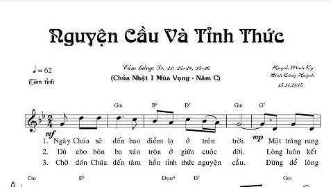 NGUYỆN CẦU VÀ TỈNH THỨC - HUỲNH MINH KỲ & ĐINH CÔNG HUỲNH - Trình bày Túy Vân