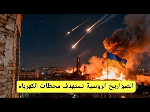 هجوم روسي على محطات الكهرباء في أوكرانيا وأحد المطارات الحرب الروسية الأوكرانية 