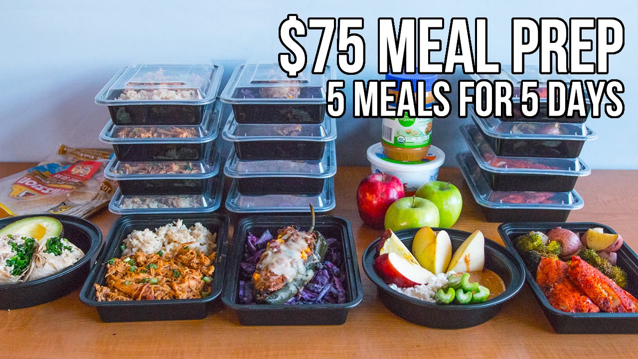 5-Day Healthy Meal Prep Menu for Weight Loss