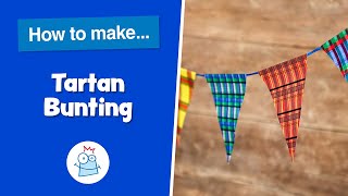 How To Make Tartan Bunting | Baker Ross