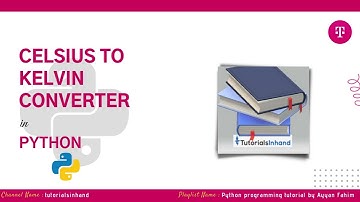 python program to convert celsius to kelvin