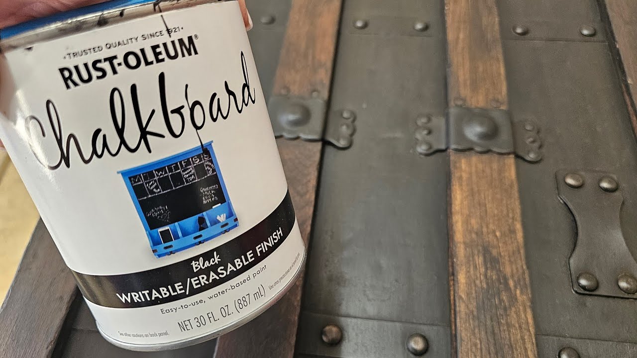 Rust Oleum Chalkboard Paint for Furniture Refinishing 
