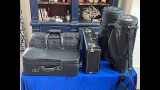 7 Trumpet Cases; Triples, Doubles, Singles...
