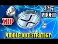 Amazing dice session  up 3200 ripple xrp  dice game strategy gigabet
