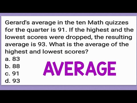 What is the average of the highest and lowest scores?