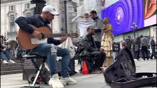 Gipsy Kings - Inspiration  #One Of the Best Guitarist Flamenco 4K #Piccadilly Circus London By Costy