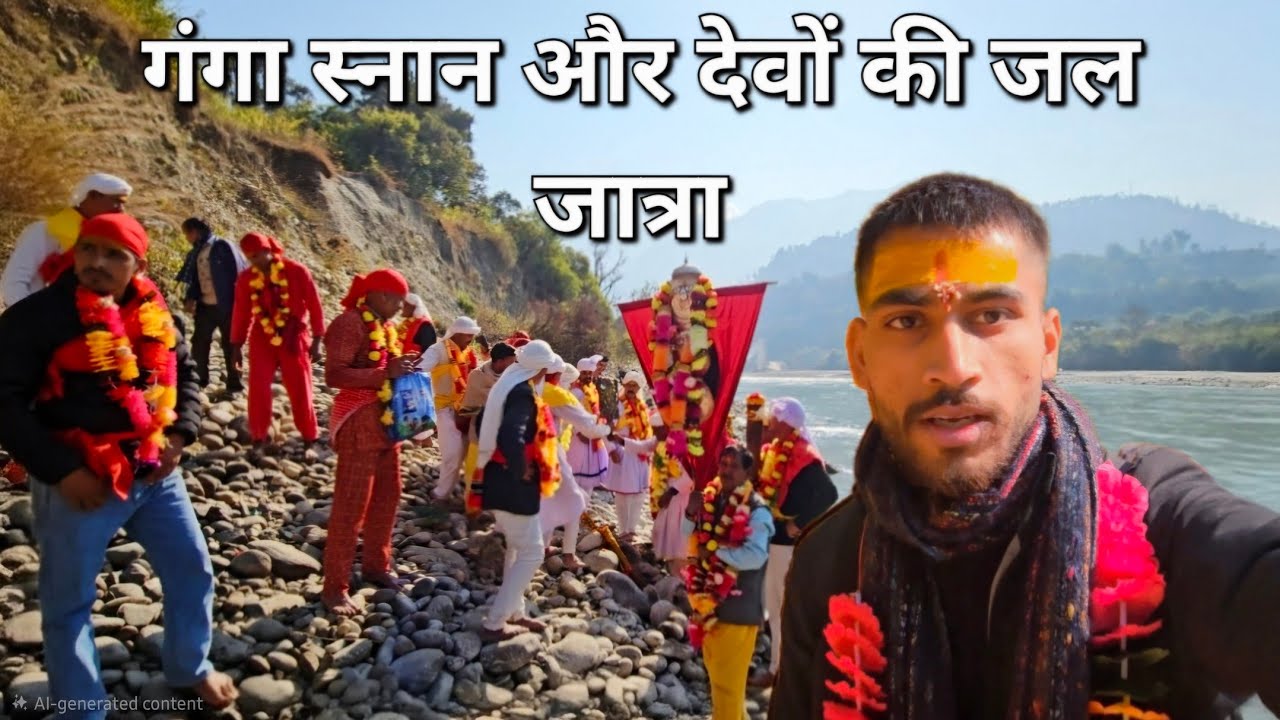 पांडवों की जल यात्रा: गंगा स्नान का अद्भुत नज़ारा | Devbhoomi Uttarakhand Cultural Vlog | #travelvlog