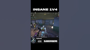 INSANE 1V4 CLUTCH #bgmi #pubgmobile