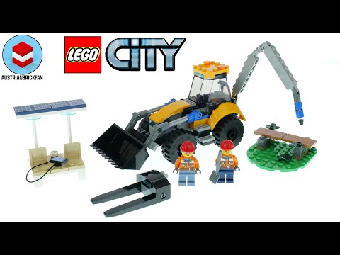 LEGO City 60385 Construction Digger - LEGO Speed Build Review