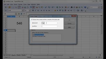 How do I password protect an OpenOffice spreadsheet?