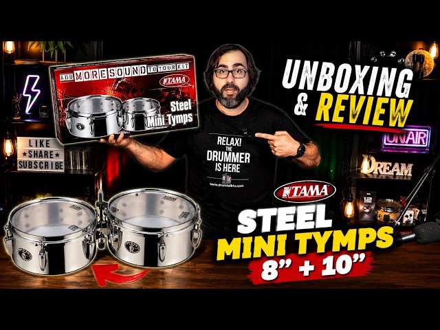 Unboxing and Reviewing The TAMA Steel Mini Tymps 8 10 Inches - YouTube