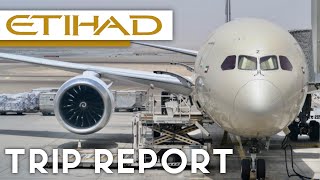 TRIP REPORT | Etihad ECONOMY 787-9 - Heathrow to Abu Dhabi! | My first time LONG HAUL!