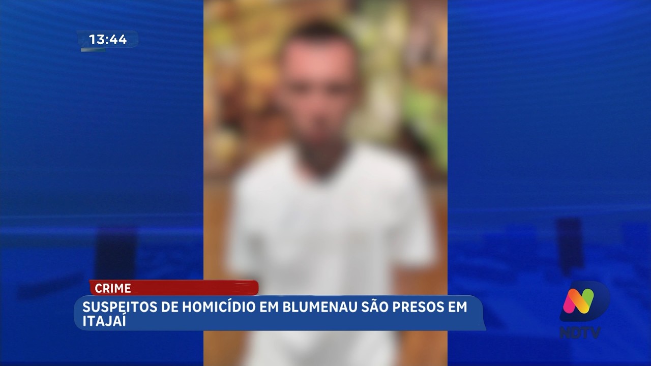 Polícia prende em Itajaí investigados por homicídio ocorrido em Blumenau