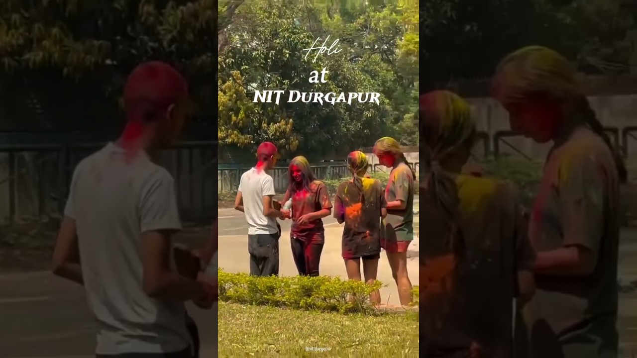 Holi at NIT Durgapur🎨 