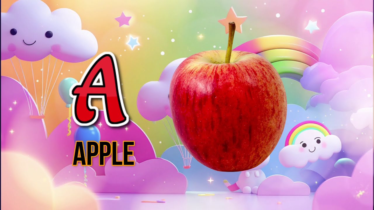ABC Song for Kids | A for Apple & Fun Alphabet Song with Cute ...