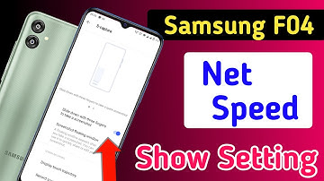 Samsung f04 net speed show/Samsung f04 me net speed kaise dekhe/network speed setting