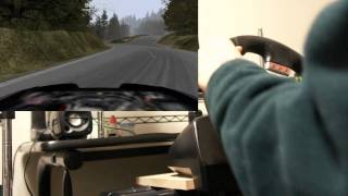 rFactor Ebisu touge drift onboard G27
