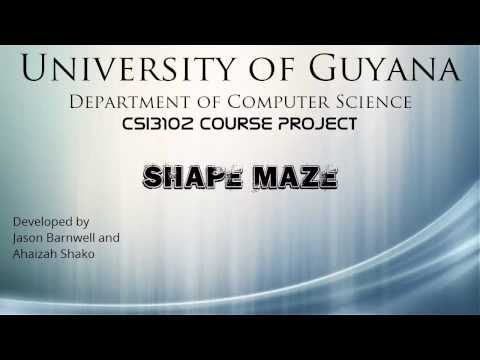 CSI3102 - ShapeMaze (Gameplay and Interface)