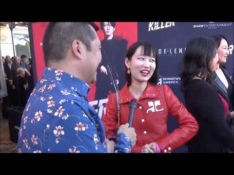 Ran Wei Red Carpet Interview at the American Premiere of The Killer