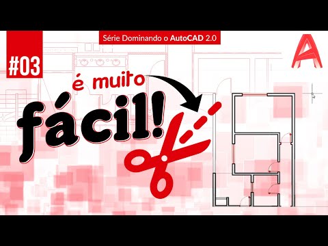 Vídeo: Como faço para cortar uma linha pela metade no AutoCAD?