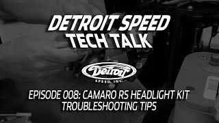 Troubleshooting Your 1968-69 Camaro RS Headlight Kit Tech Talk