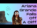Ariana Grande Falls Off A Cliff - Animation