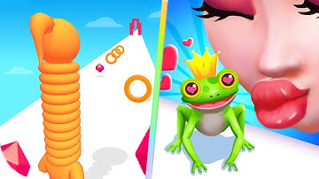 🌕 ☔ Long Neck Run Vs FrogPrince Rush in All Levels Gameplay Walkthrough New Update BARO8W3Y