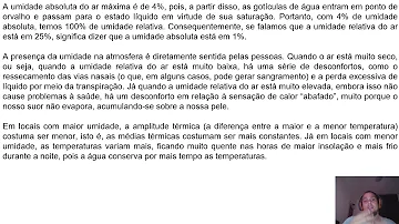 Como calcular a umidade absoluta do ar?