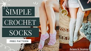 How To Crochet A Simple Sock