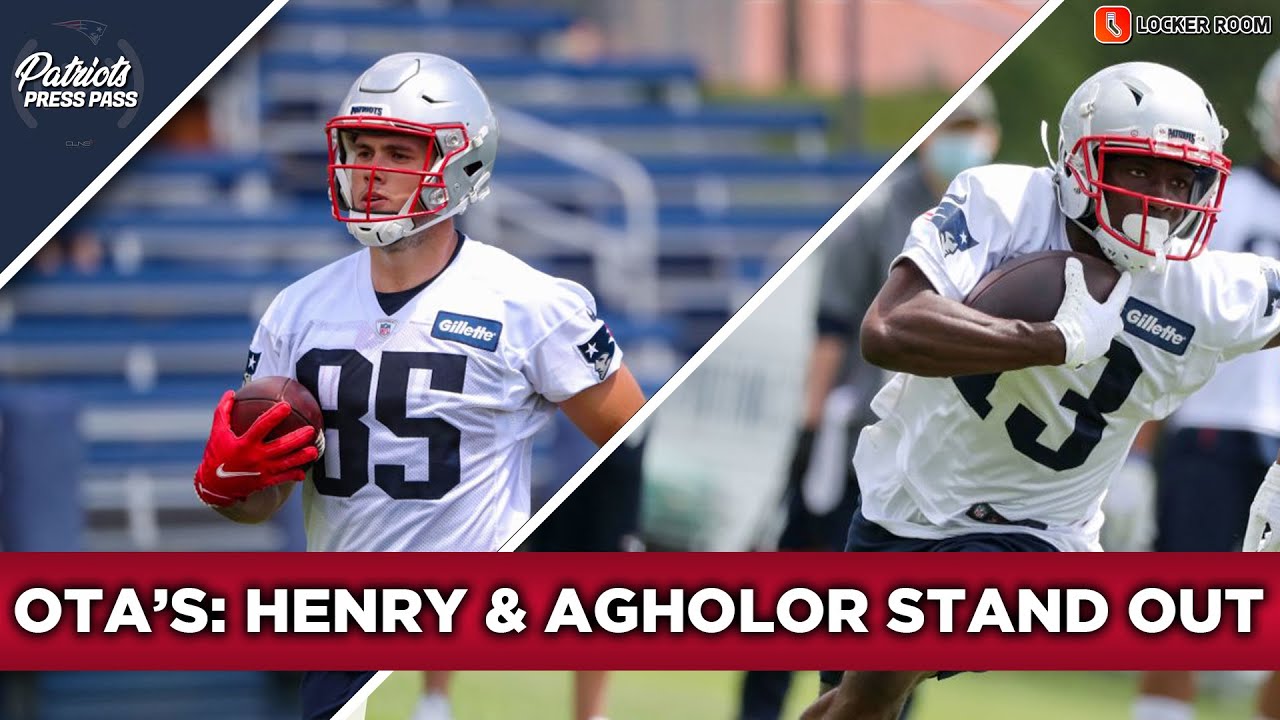 Hunter Henry and Nelson Agholor Open Eyes at Patriots OTAs | Evan Lazar OTA Report