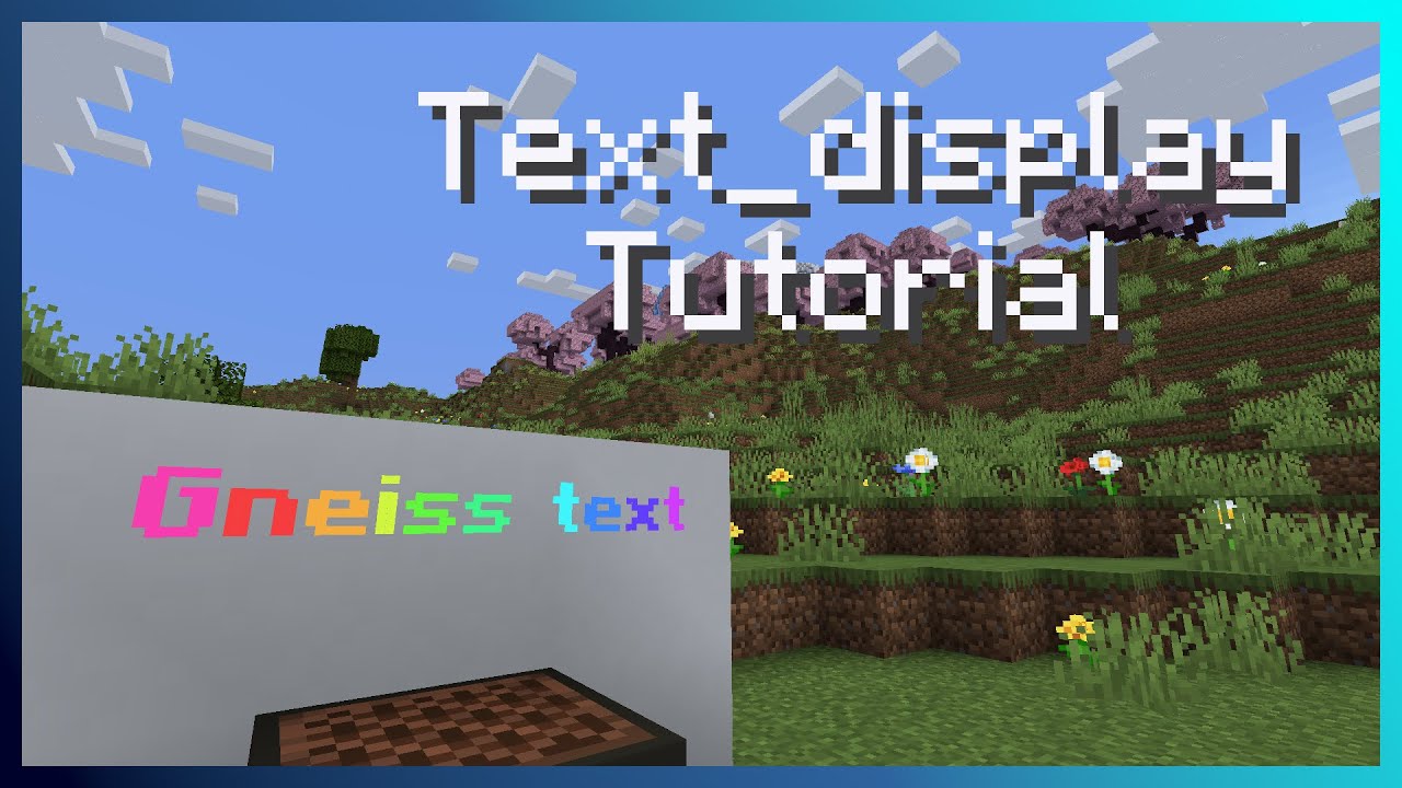 Text Display Tutorial 