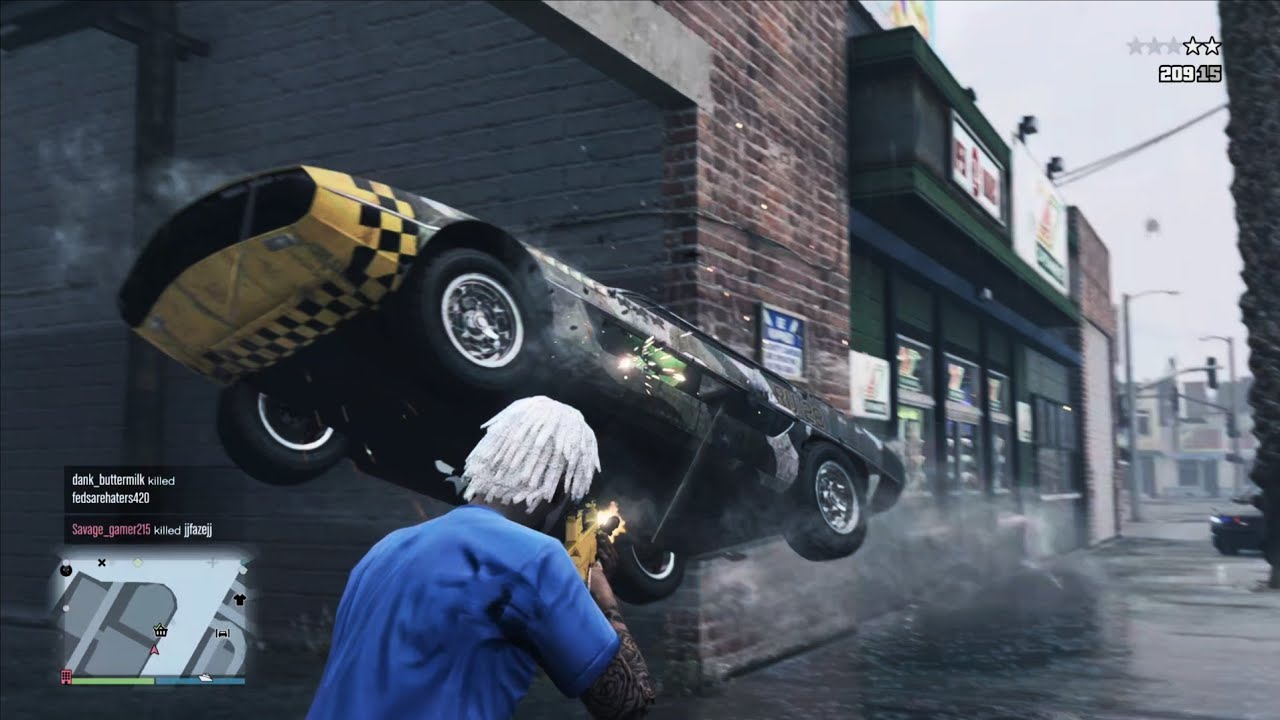 LOS SANTOS IN FLAMES GTA V ONLINE GAMEPLAY LOW LEVEL PLAYERS - YouTube