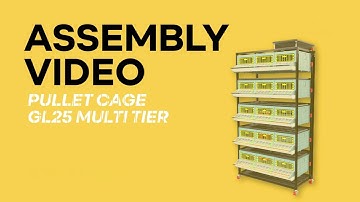 Assembly Guide (3D): Grow Out Pen - 5 Layer H:9.5" | Hatching Time, Cimuka