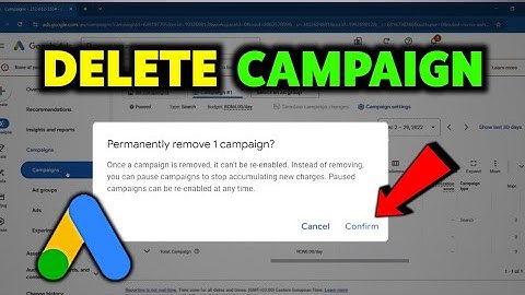 How To Delete Ad Campaign on Google Ads
