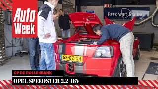 Opel Speedster 2.2-16V - Op de Rollenbank