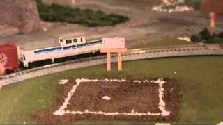 Train Running Past Ammo Field