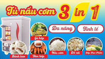 Tủ nấu hấp ĐA NĂNG 3IN1 | Nấu Cơm, Đồ Xôi, Hấp Thực Phẩm