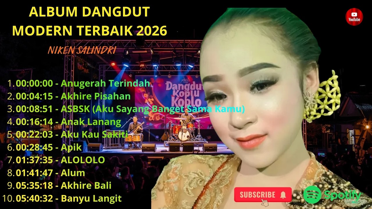 NIKEN SALINDRI POPULER - #10 TOP HITS PALING VIRAL