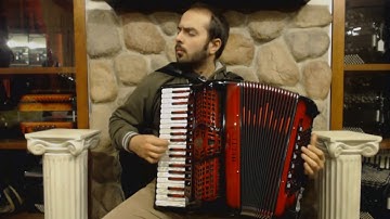 Technical Exercises for Piano Accordion - Lesson 5  - Repeated Notes